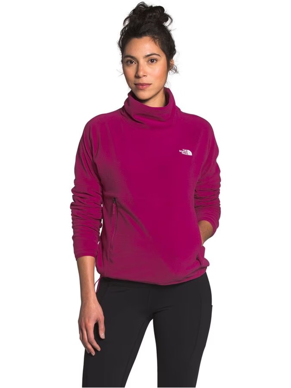 The North Face Magenta High-Neck Fleece